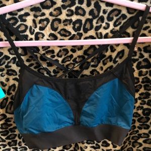 Pink Victoria’s Secret sports bra